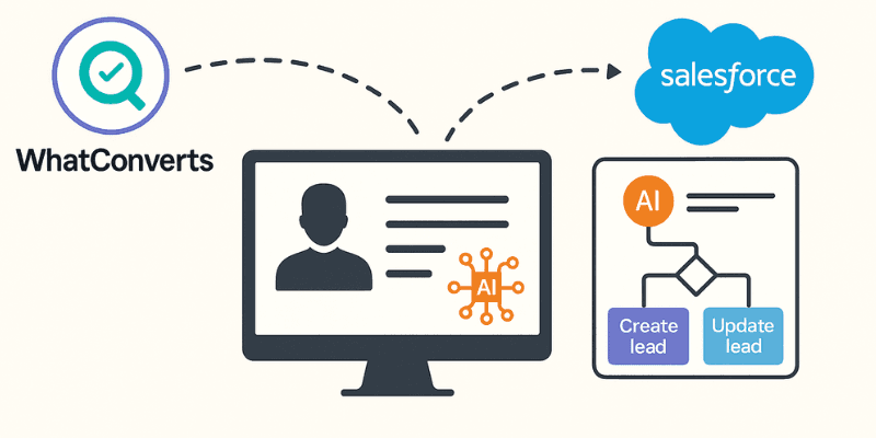 From Click to CRM - Automating Lead Flow from WhatConverts to Salesforce with AI-Powered Precision